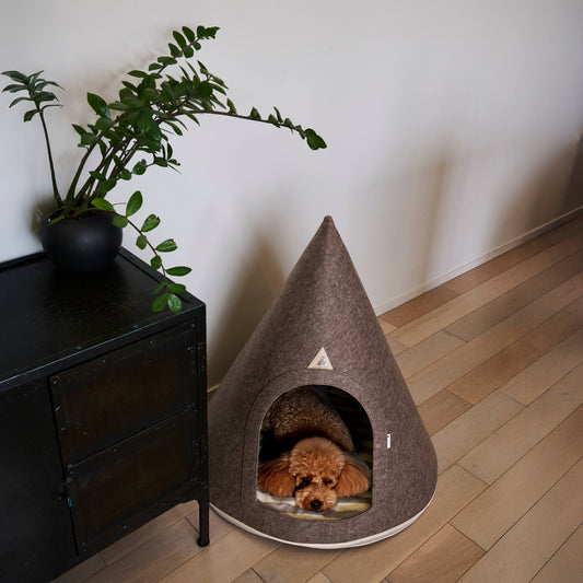Hundeseng Nooee Pet Cave Brun