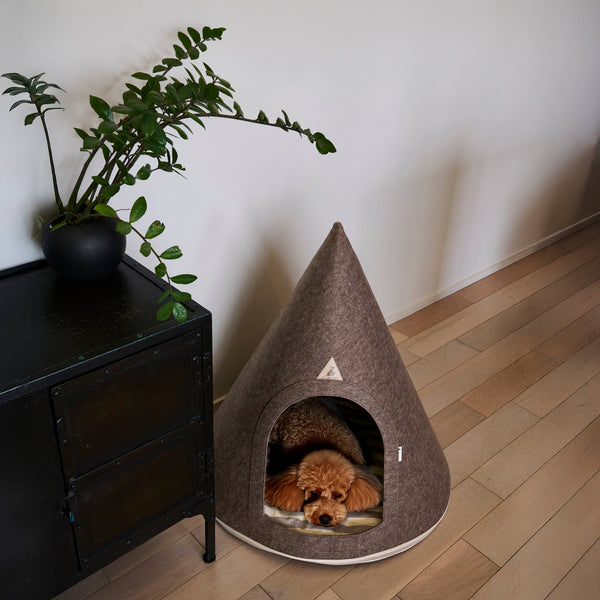 Hundeseng Nooee Pet Cave Brun