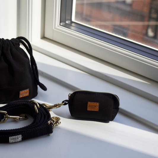 Dog waste bag holder - Black