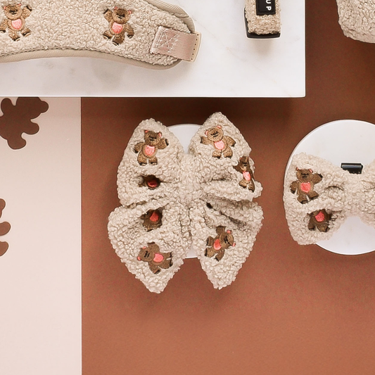 Teddy Sailor Bow Tie - Theo Embroidered