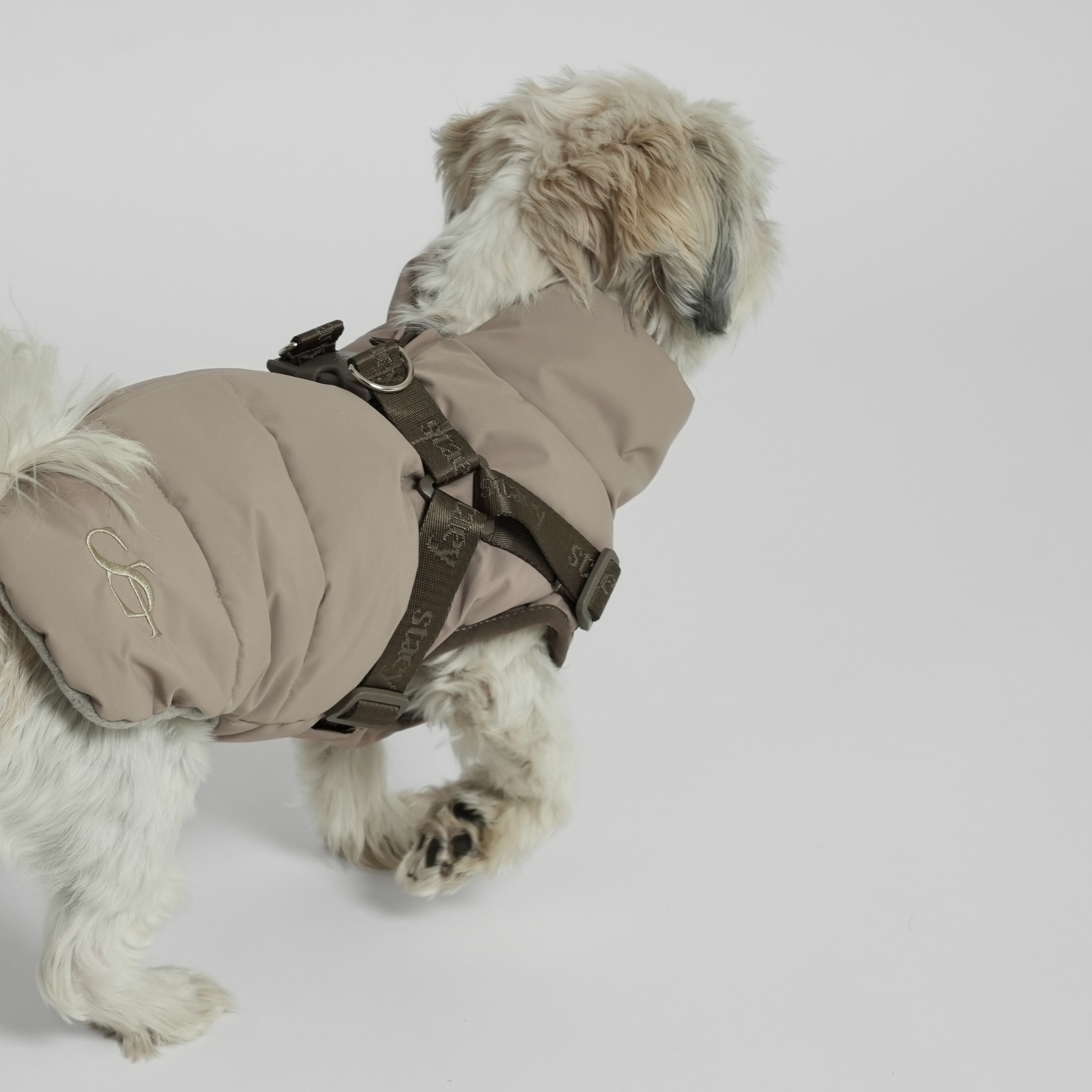Vera Dog Coat with Harness | Sand
