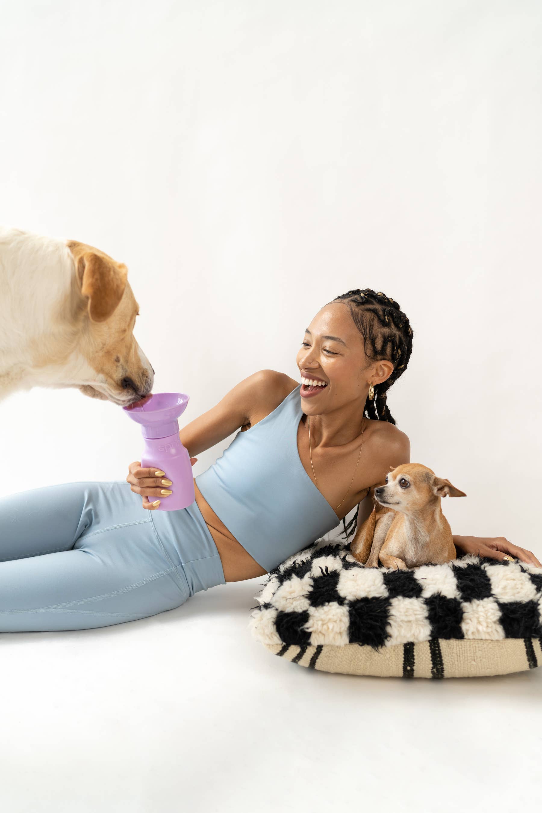 Dog Travel Water Bottle Mini - Black