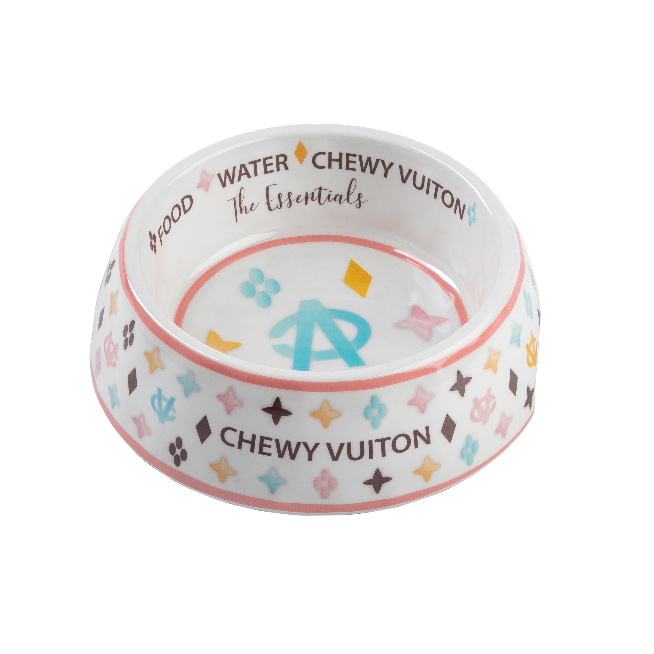 White Chewy Vuiton Matskål