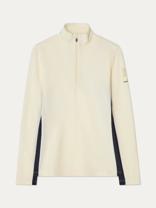 Voss 1/4-zip women - Off white