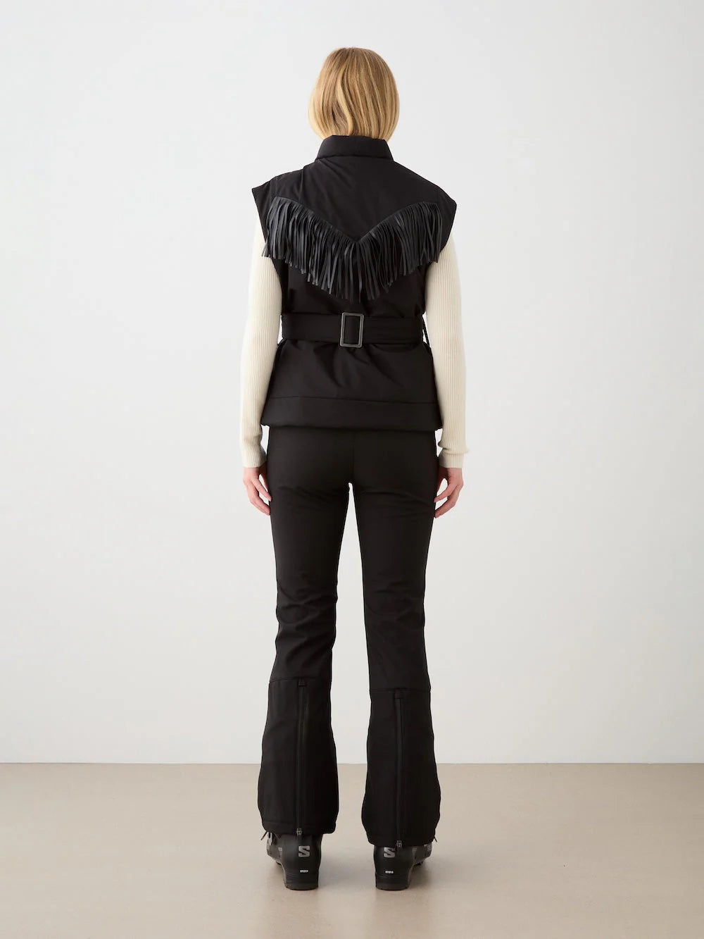 Western Vest women - Black