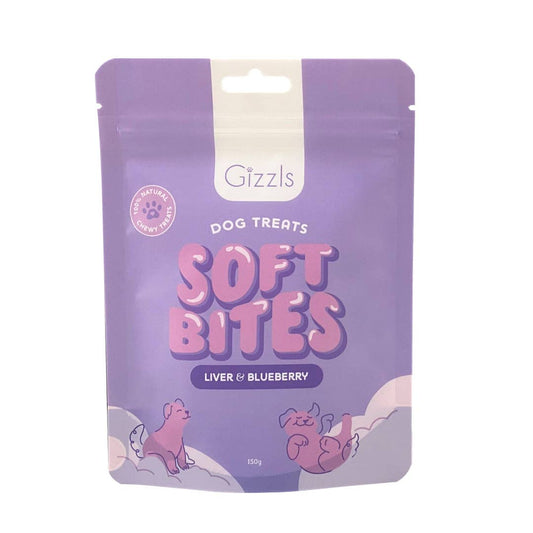 Gizzls Soft Bites "The Purple One" Dog Treats