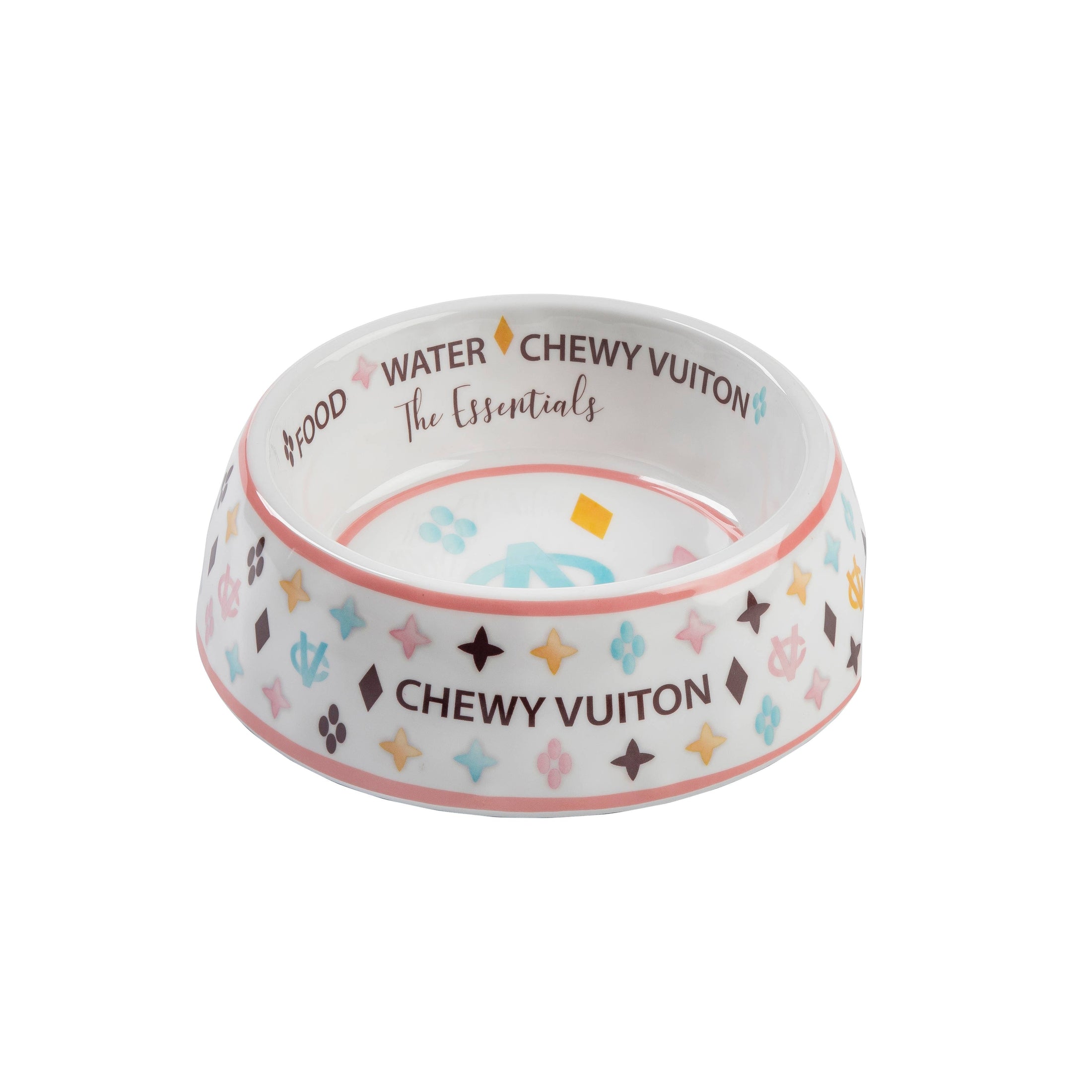 White Chewy Vuiton Matskål