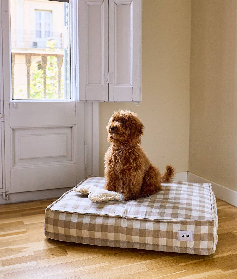 Vichy Beige Hundeseng