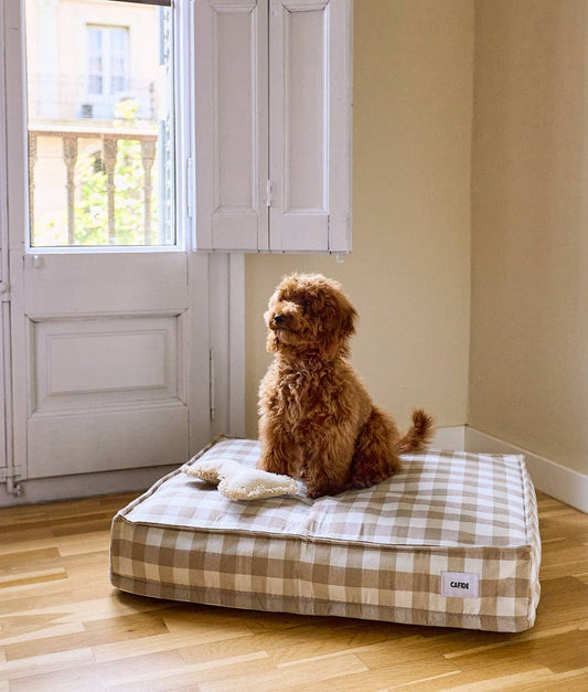 Vichy Beige Hundeseng