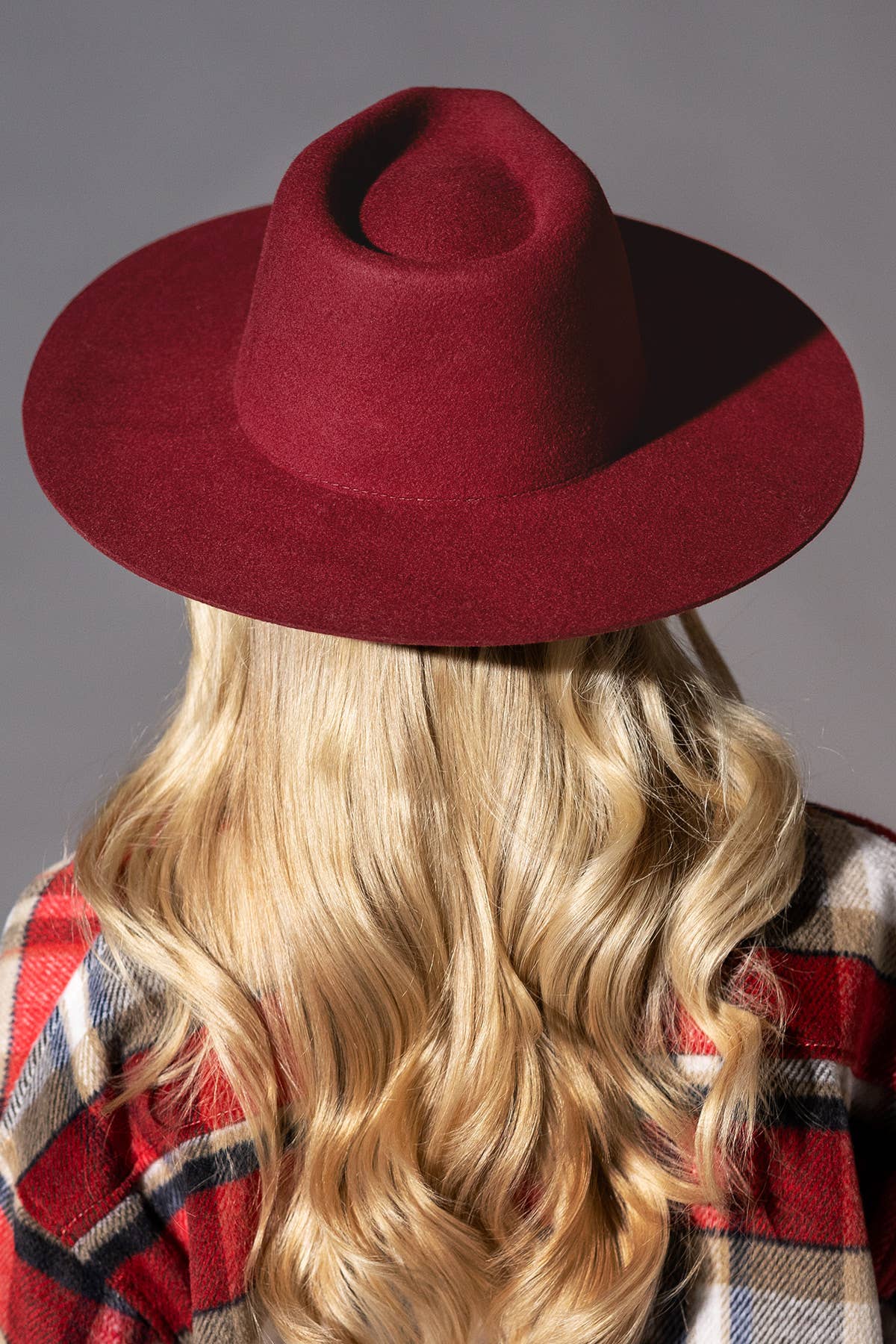 Australian Wool Teardrop Panama Hat-Blank - HAZEL / OS