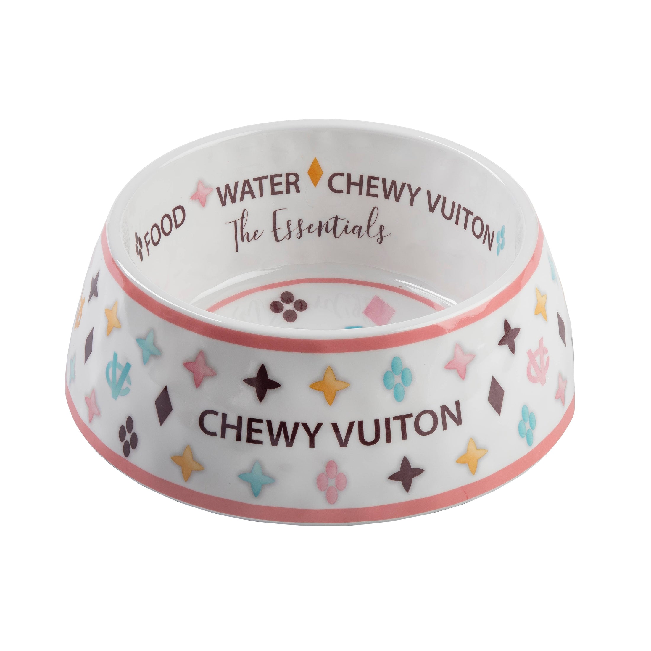 White Chewy Vuiton Matskål