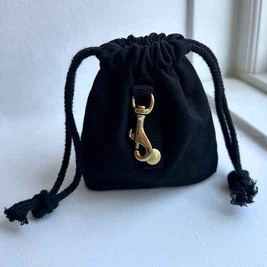 Treat bag Canvas - Black