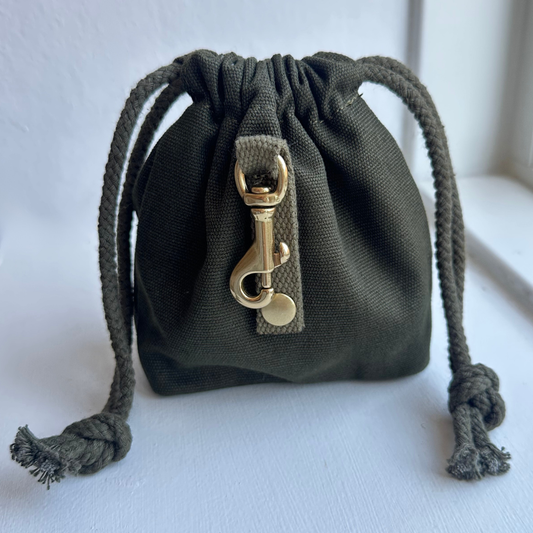 Treat bag Canvas - Olive
