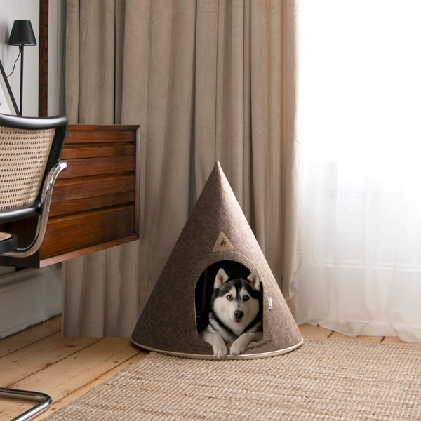 Hundeseng Nooee Pet Cave Brun