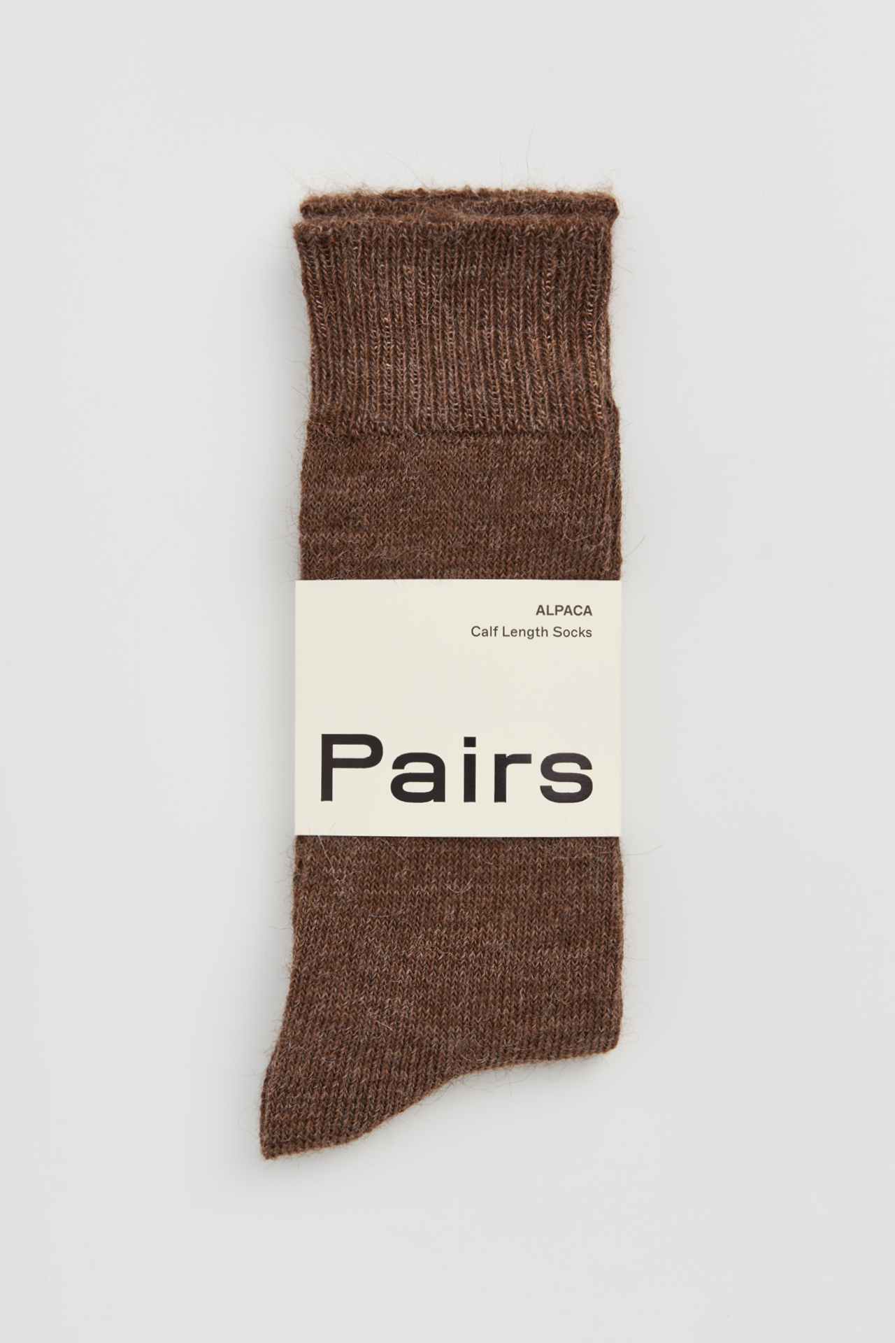 Treacle Brown Alpaca Socks