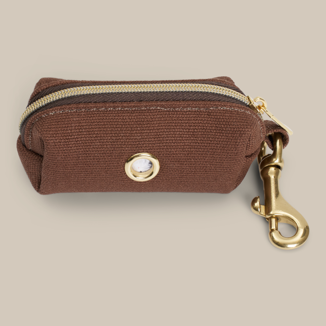 Poop bag holder - Espresso Brown