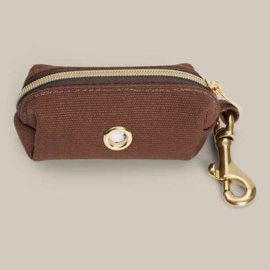 Poop bag holder - Espresso Brown