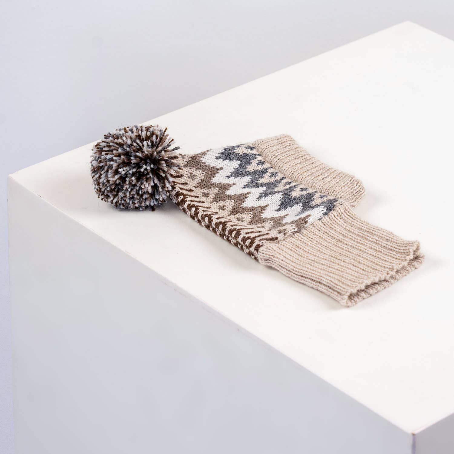 Woolly Winter Alpaca Dog Hat