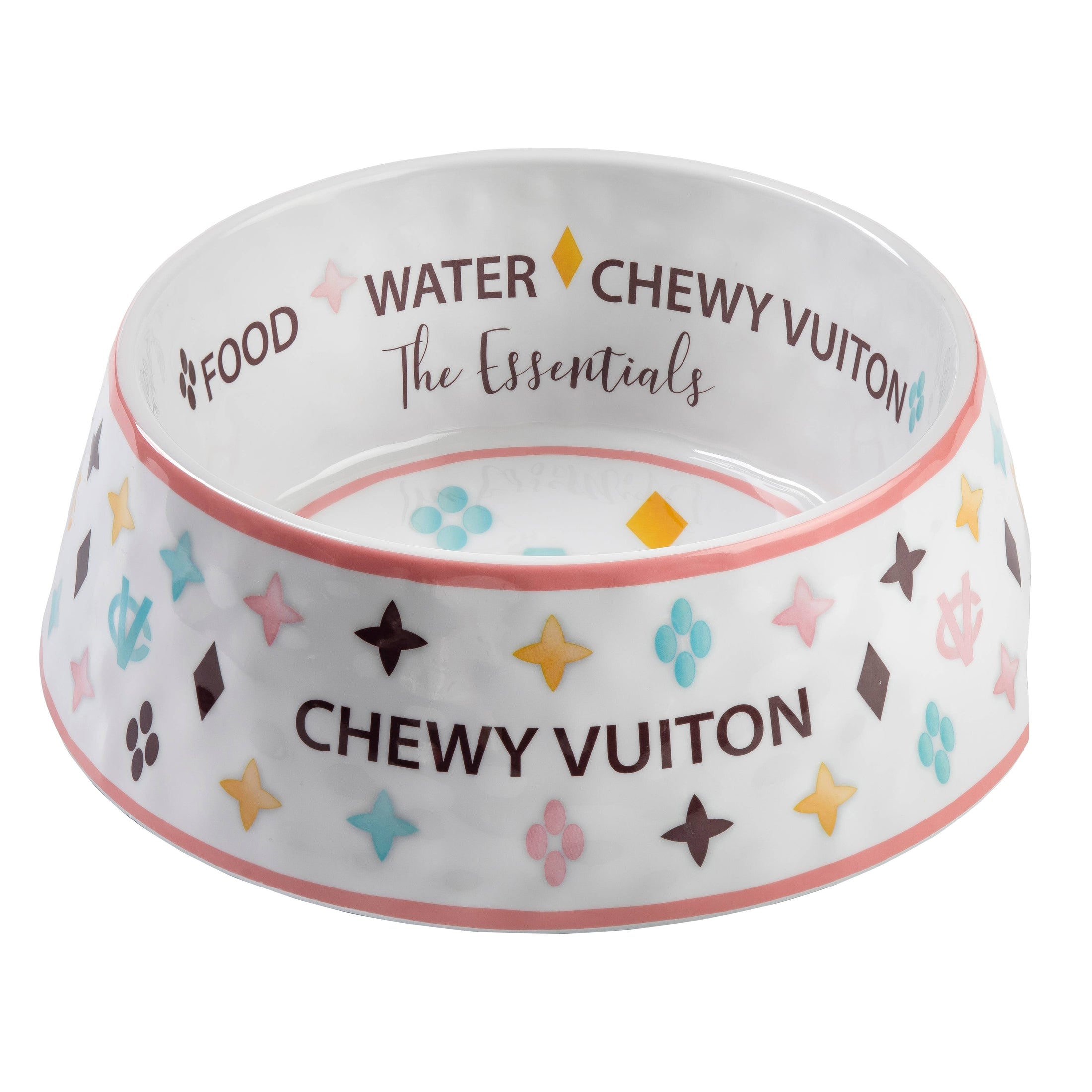 White Chewy Vuiton Matskål