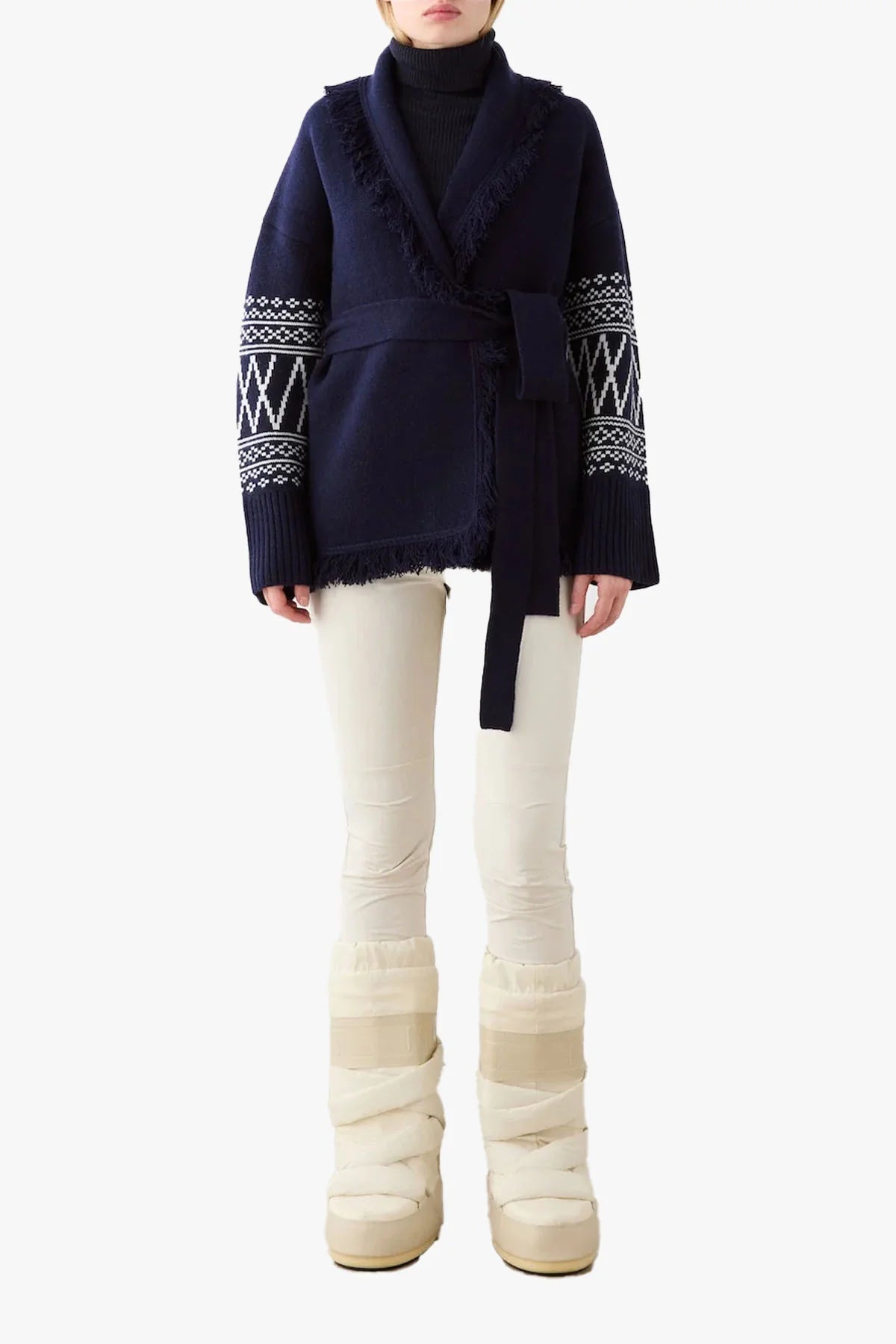 Setesdal Cardigan women - Navy blue