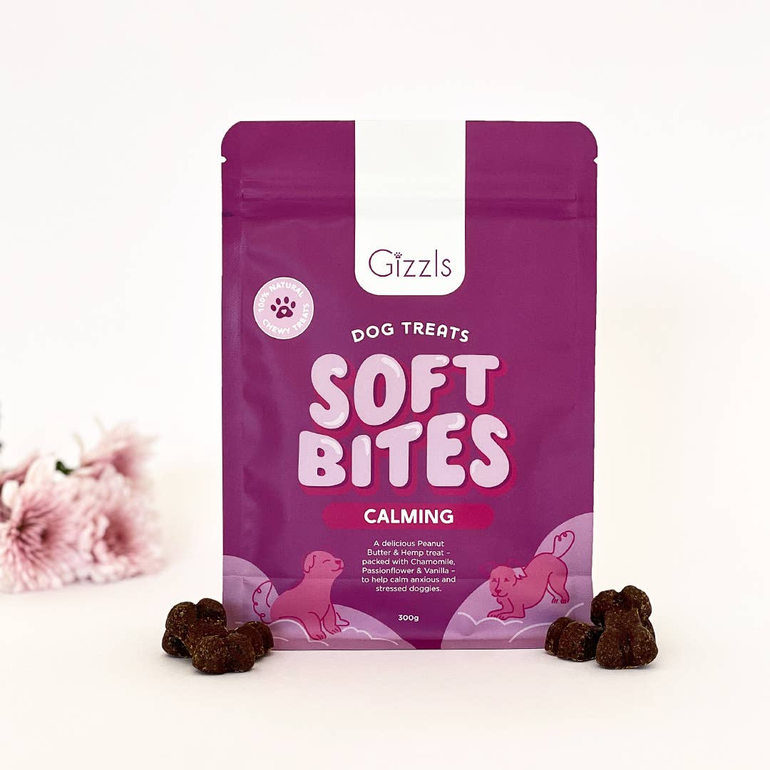 Gizzls Soft Bites Calming Hemp Dog Treats
