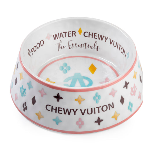 White Chewy Vuiton Matskål