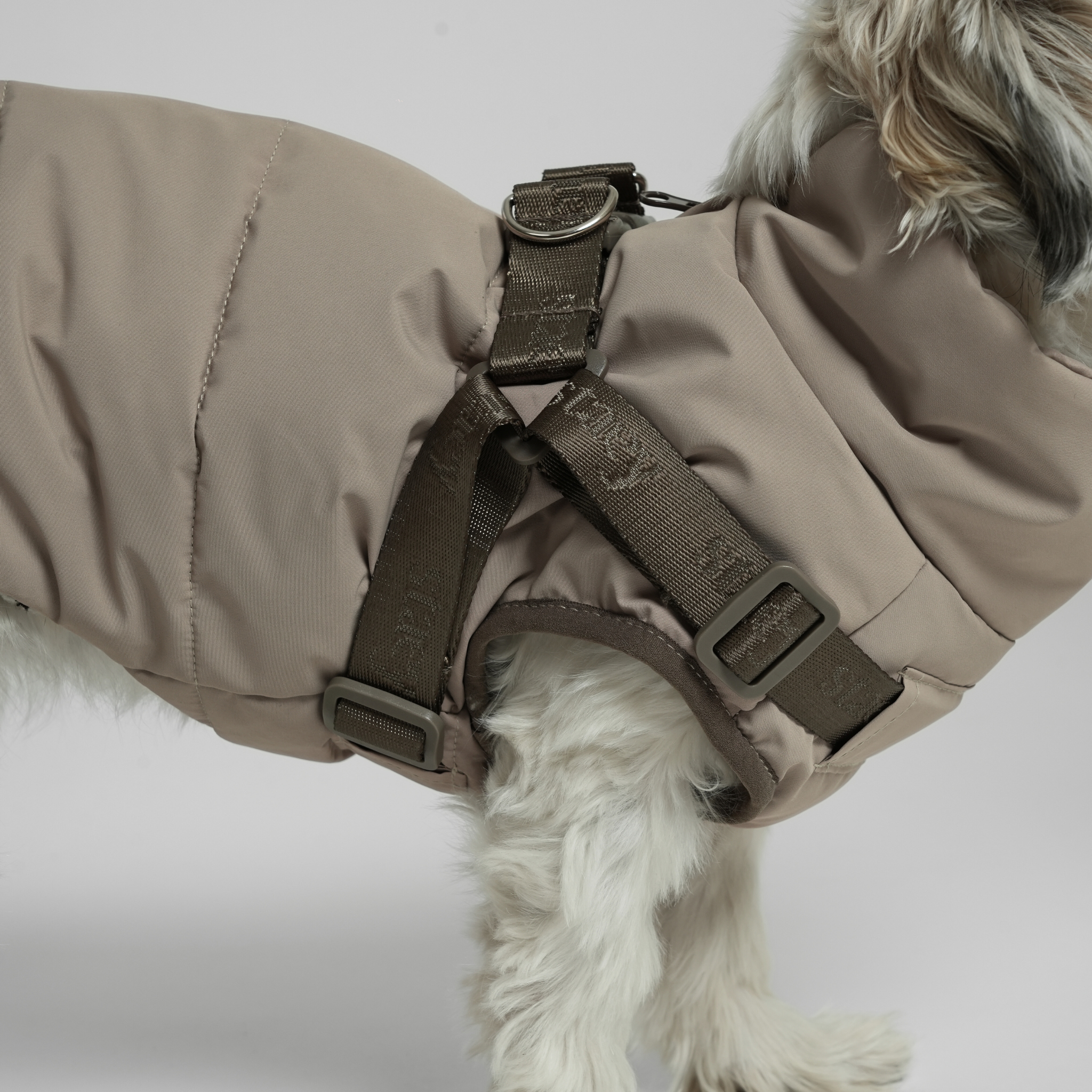 Vera Dog Coat with Harness | Sand