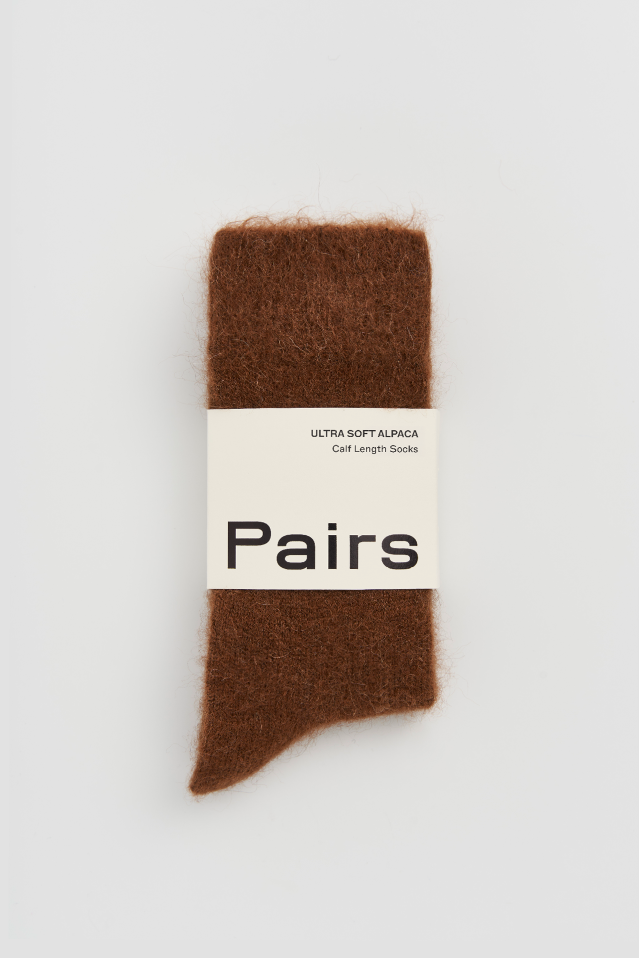Chestnut Brown Ultra Soft Alpaca Socks