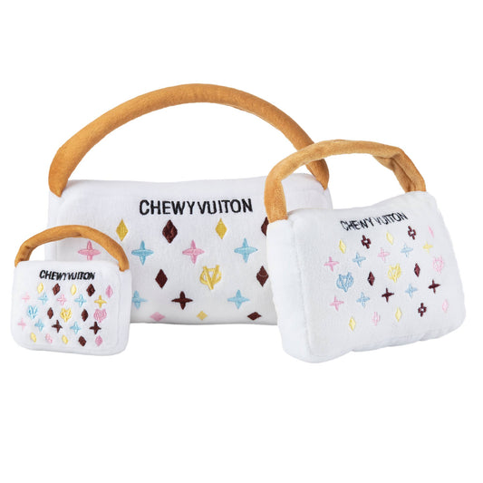 White Chewy Vuiton Purses Hundeleke