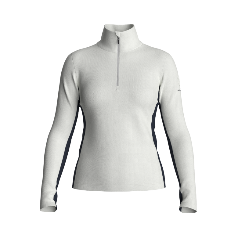Voss 1/4-zip women - Off white