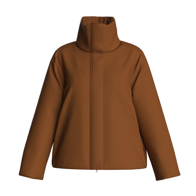 Western Ski Jacket - Brown