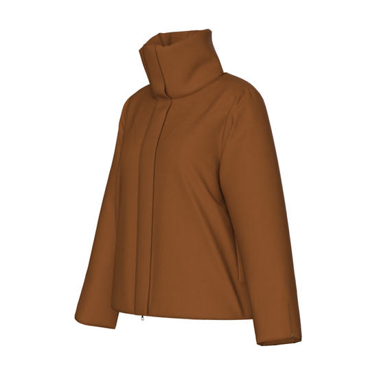 Western Ski Jacket - Brown