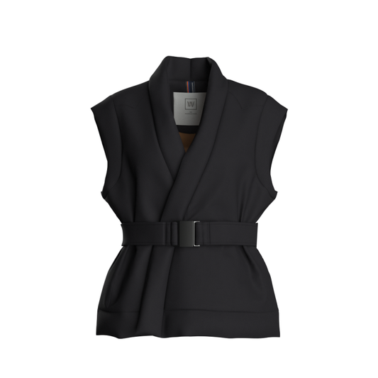 Western Vest women - Black