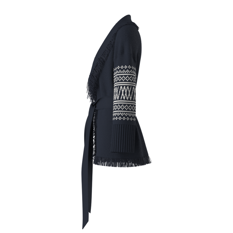 Setesdal Cardigan women - Navy blue