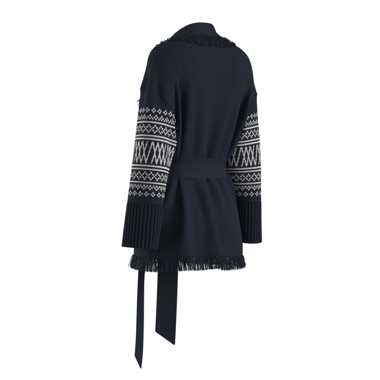 Setesdal Cardigan women - Navy blue