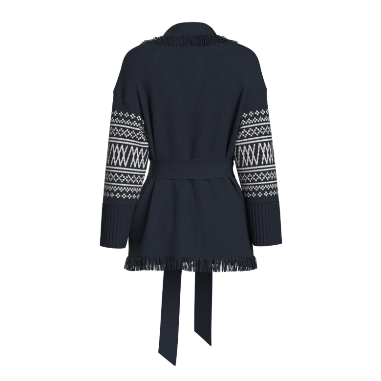 Setesdal Cardigan women - Navy blue