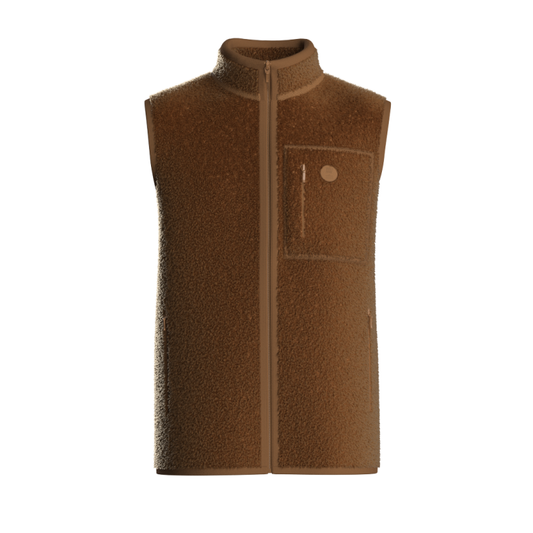 Kebnekaise Vest men - Cinnamon