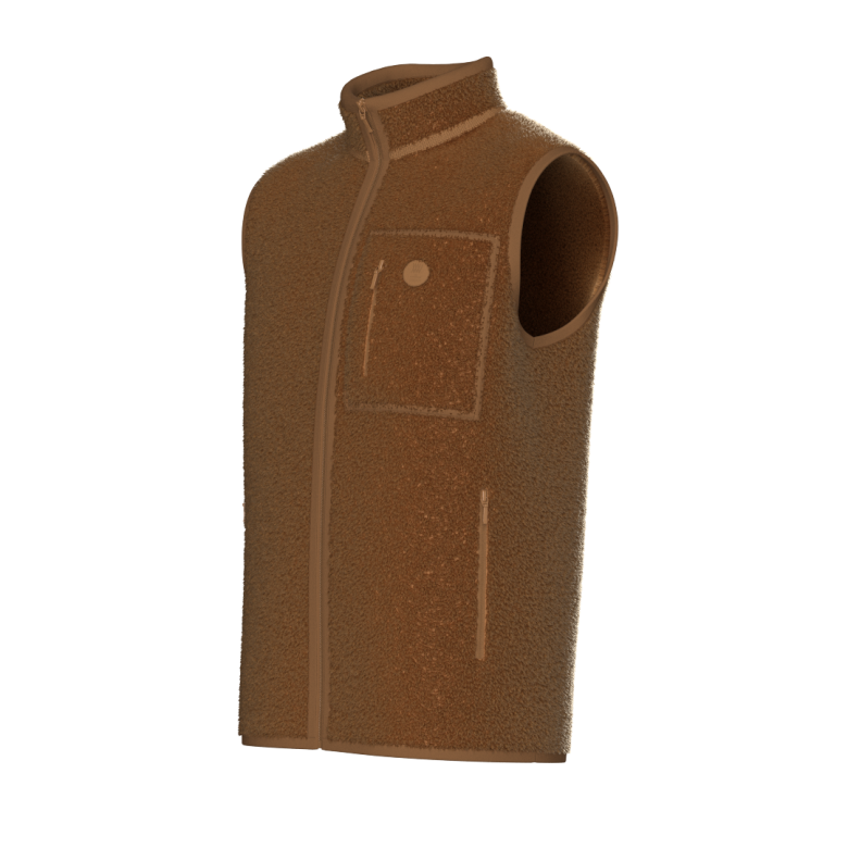 Kebnekaise Vest men - Cinnamon